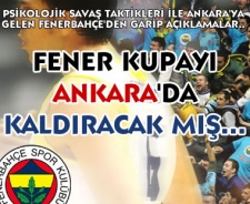 Fenerbahçe ortamı germek istiyor...