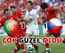 Çok güzel oldu. Portekiz -3 Çek Cum. -1