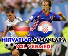 Hırvatistan Almanlar'ı devirdi: 2-1