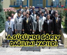 Ankaragücü'nde görev dağılımı yapıldı