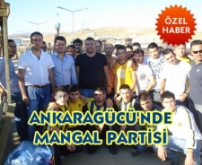 Ankaragücü'nde Mangal Partisi....