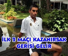 "İlk 2 maçımızı kazanırsak gerisi gelir"