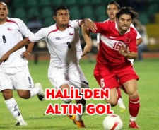 Halil'den altın gol...