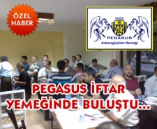 Pegasus iftar yemeğinde bir araya geldi....