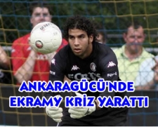 Ankaragücü'nde Ekramy kriz çıkardı