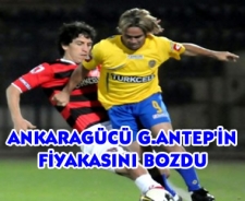 Ankaragücü G.Antep'in fiyakasını bozdu