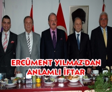 Ercüment Yılmaz'dan anlamlı iftar