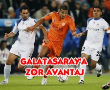 Galatasaray avantajı zor elde etti