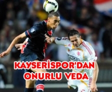 Kayserispor'dan onurlu veda