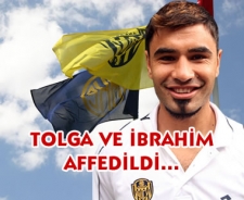 Tolga ve İbrahim Ege affedildi