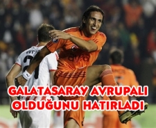 G.Saray Avrupalı olduğunu hatırladı