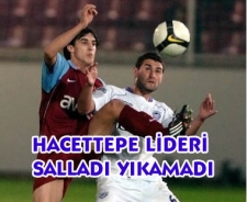 Hacettepe lideri salladı yıkamadı