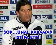 Şok... Ünal Karaman istifa etti...