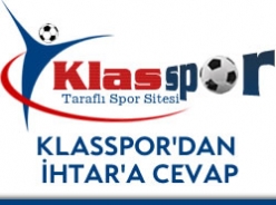 Klasspor'dan düzeltme metnine düzeltme...