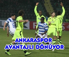 Ankaraspor avantajlı dönüyor