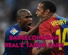 Barcelona'dan Real Madrid'e tarihi fark