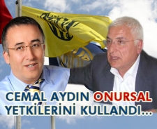 Cemal Aydın 'Onursal' yetkilerini kullandı...