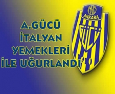 Ankaragücü İtalyan yemekleri ile uğurlandı