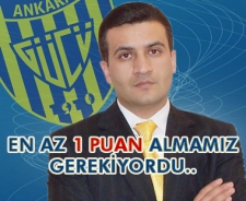 En az 1 puan almamız gerekiyordu...