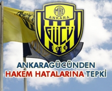 Ankaragücü'nden hakem hatalarına tepki..