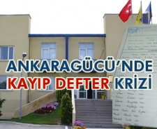 Ankaragücü'nde şimdi de kayıp defter krizi