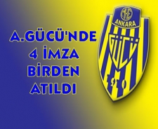 Ankaragücü'nde 4 imza