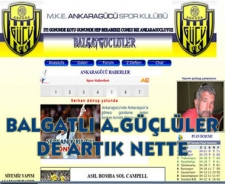 Balgatlı Ankaragüçlüler artık nette