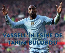 Vassell'in eşine de takım bulundu