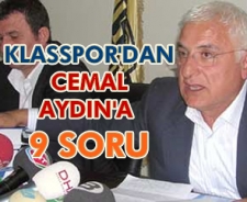 Klasspor'dan Cemal Aydın'a 9 soru