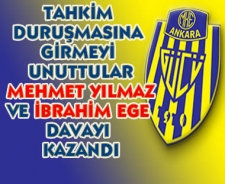 Duruşmaya girmeyi unutunca M.Yılmaz ve İ.Ege uçtu