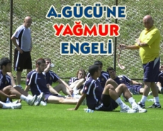 Ankaragücü'ne yağmur engeli