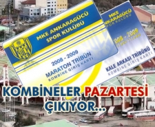 Ankaragücü'nde kombineler pazartesi günü çıkıyor