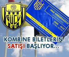 Ankaragücü'nde kombine biletlerin satışı yarın başlıyor...