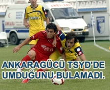 Ankaragücü TSYD'de umduğunu bulamadı..