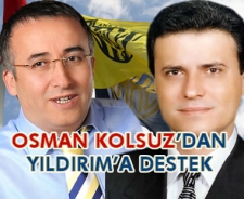 Kolsuz'dan Yıldırım'a destek...