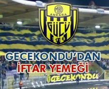 Gecekondu'dan iftar yemeği...