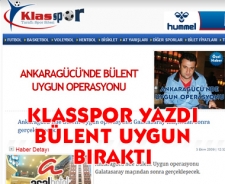 Klasspor yazdı...Bülent Uygun görevi bıraktı