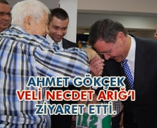 Ahmet Gökçek Veli Necdet Arığ'ı ziyaret etti...