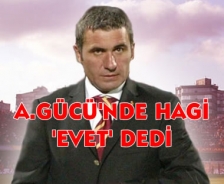 Hagi 'Evet' dedi.