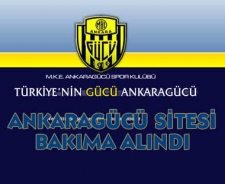 Ankaragücü resmi sitesi bakıma alındı