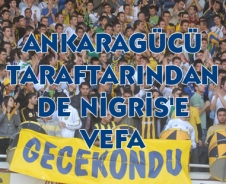 A.Gücü taraftarlarından De Nigris'e vefa