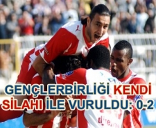 Gençlerbirliği kendi silahı ile vuruldu: 0-2