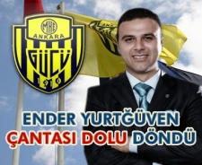 Ender Yurtgüven çantası dolu döndü