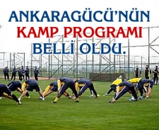 Ankaragücü'nün kamp programı belli oldu...