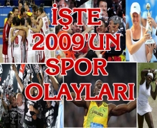 İşte 2009'un spor olayları