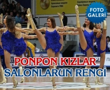 Ponpon kızlar salonlara renk katıyor