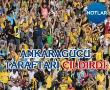 Ankaragücü taraftarı çıldırdı