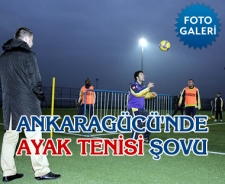 Ankaragücü'nde tenis şov