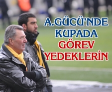 Ankaragücü'nde kupada görev yedeklerin