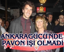 Ankaragücü'nde Pavon işi olmadı